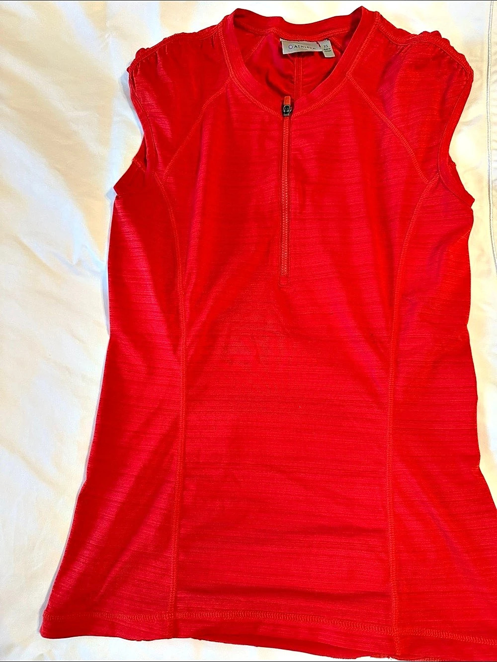 Athleta PACIFICA RASHGUARD - XS Red